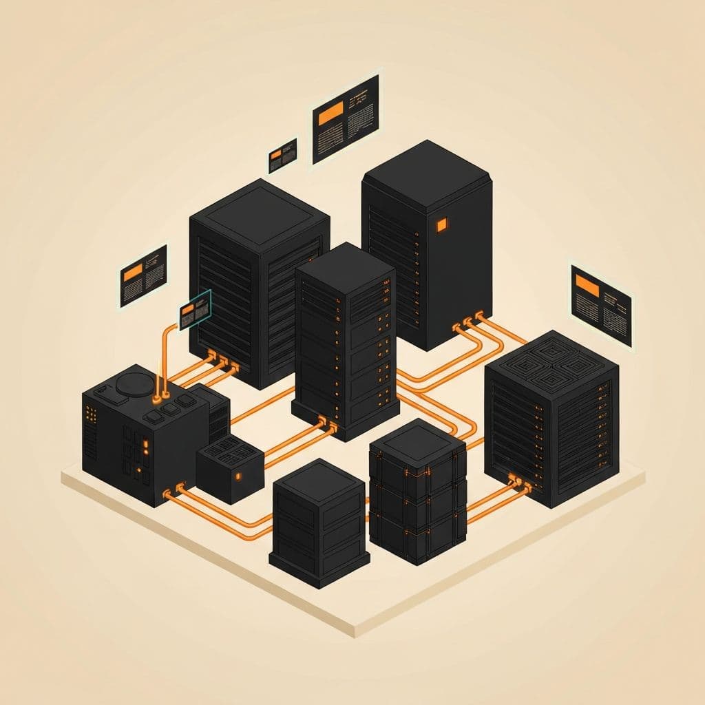 Isometric view of the Claros autonomous agent runtime attesting data on-chain